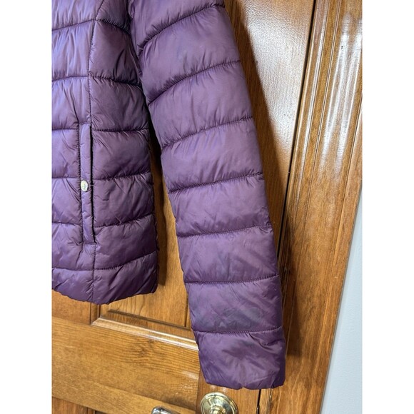 Madden NYC Puffer Jacket Coat Purple Plum Women's size SMALL - Picture 2 of 7